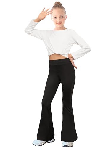 Image of WSPLYSPJY Women's Print Stretch Bell Bottom Flare Palazzo Pants Trousers