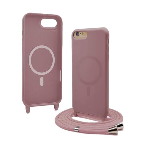 Bigcousin Coque Magnétique pour iPhone 8 / iPhone SE 2020/2022 avec Cordon,[Compatible avec...