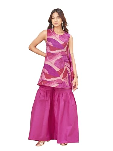 Costume farshi en coton rose pour les journées d'été