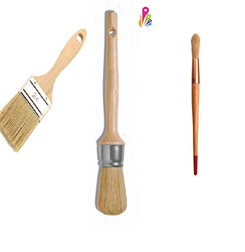 ECOCCEL. Brochas pintura pared. Ideal interior y exterior. Brocha pintor calidad. Pack 3 piezas. Brocha virola nº 8. Pincel nº 22. Paletina doble nº 24