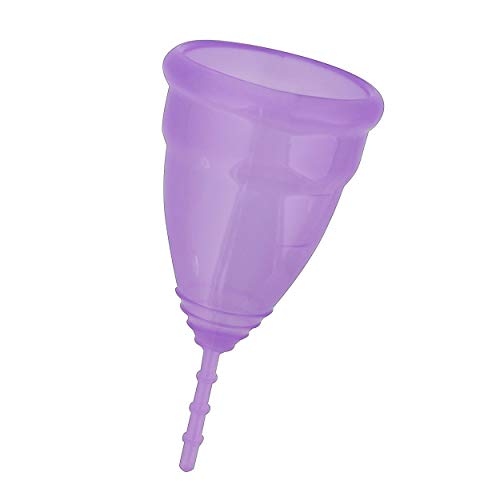 Acorn Baby Menstrual Cup Small Silicone Purple 1pk - Leak Free Period Cups - Feminine Cup for Spotting or Light Period
