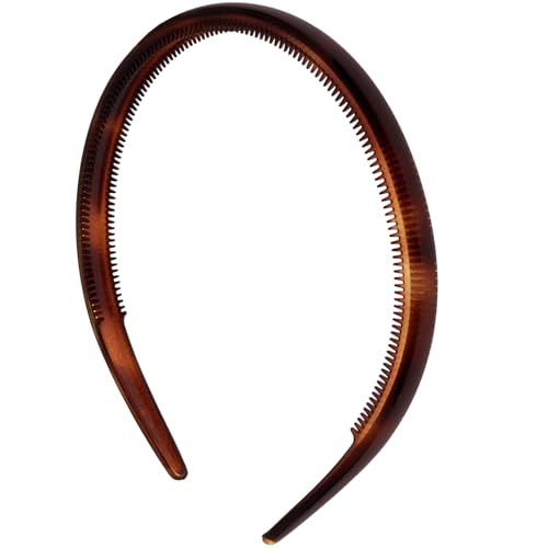Camila Paris AD44 French Fashion Headband for Women Very Flexible with Teeth for Strong Hold Grip Womens Hairband No Slip and Durable Styling Girls Hair Accessories Made in France with Cellulose