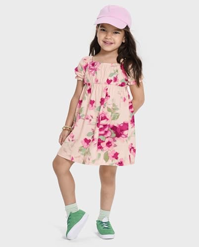 Image of The Children's Place Baby-Girls and Toddler Tiered Dress, Short Sleeve