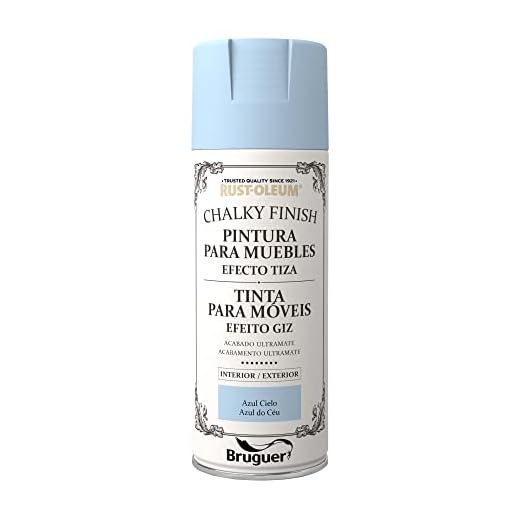 Rust-Oleum Bruguer Chalky Finish pintura para muebles en spray Azul Cielo 400 ml