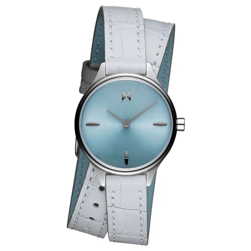MVMT Reina Women’s Slim Watch, Quartz 2-Hand, 30mm, Leather Strap,