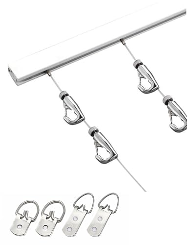 Système de rails réglables pour tableaux pour aligner vos cadres - 2