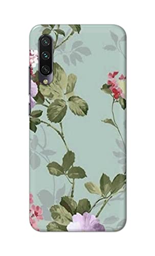 Image of Printed Hard Back Cover Case for Mi A3 Back Cover (Floral Painting) -702