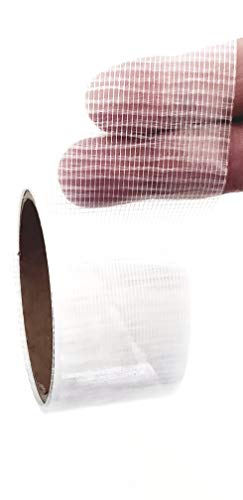 Image of Translucent Duct Tape Waterproof Tapes, Resistance and Climate Performance, for Less VISSIBLE Repairs. 1 inch x 30YD Pack of 1 ROLL