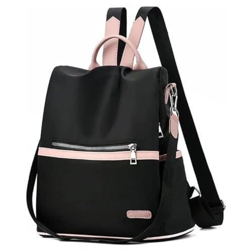 Mochila Bolsa Feminina Casual Mulheres Passeio Viagem Trabalho Faculdade Passeio Dia a Dia Fashion Elegante Confortavel Versatil Menina Escola Casual (Preta)