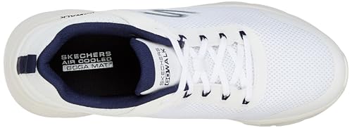 Image of Skechers-Men's Walking Shoes-GO Walk FLEX-216495ID-WNV-11 White /Navy