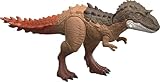 Mattel Jurassic World Dinosaur Figure Toy, Gigantic Thrashers Large Gorgosaurus with 2 Attack Action & Evolve Feature, Digital Play