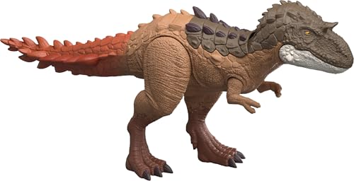 Mattel Jurassic World Dinosaur Figure Toy, Gigantic Thrashers Large Gorgosaurus with 2 Attack Action & Evolve Feature, Digital Play