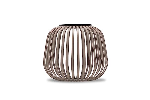 LUUK LIFESTYLE Lampada solare a batteria, luce LED da giardino proiezione di ombre, carica rapida, interni ed esterni, resistente all’acqua, IP44, 20cm, marrone scuro LUUK LIFESTYLE Lampada solare a batteria, luce LED da giardino proiezione di ombre, carica rapida, interni ed esterni, resistente all’acqua, IP44, 20cm, marrone scuro