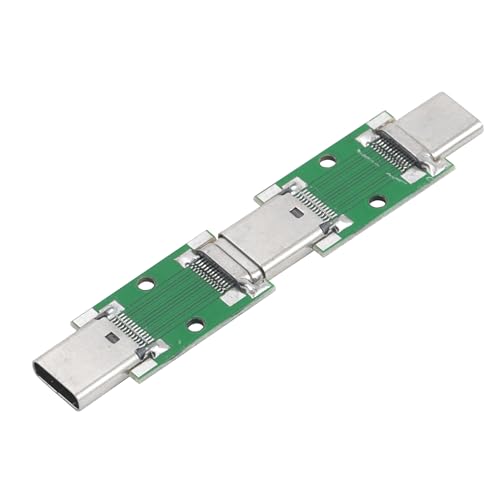 2 piezas Conector USB Tipo C macho a hembra para pruebas PCB miniatura 5