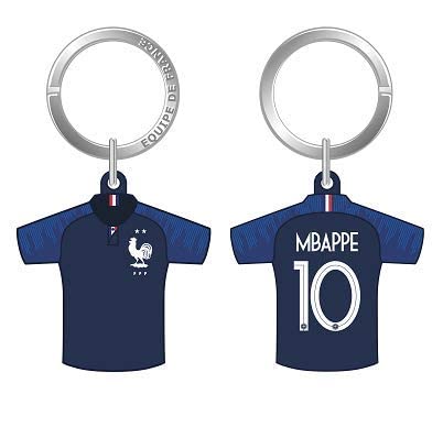Fédération Francaise de Football FFF - Porte-clés Maillot Numéro 10 - Mbappé