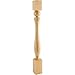 Traditional Turned Post, 3-1/2" x 35-1/2", Species: Alder