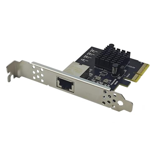 Carte Réseau PCIe 10Gbps Ethernet RJ45 Haute Vitesse LAN PCI Express 10000Mbps RTL8127AT