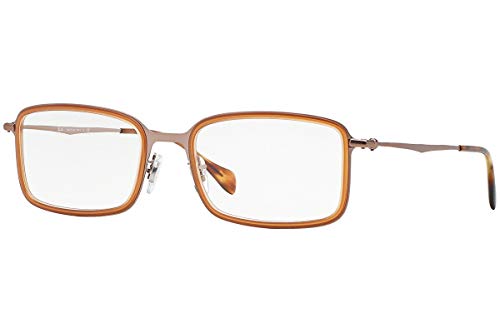 Image of Ray-Ban RX6298-2811 Demi Gloss Brown Eyeglasses Frame w /Demo Lens-51mm