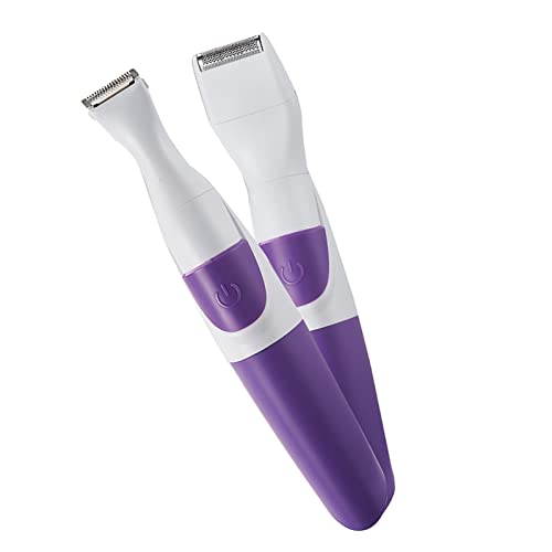 Recortadora Inalámbrica Mujer, 2 en 1, Resistente Agua, Morado