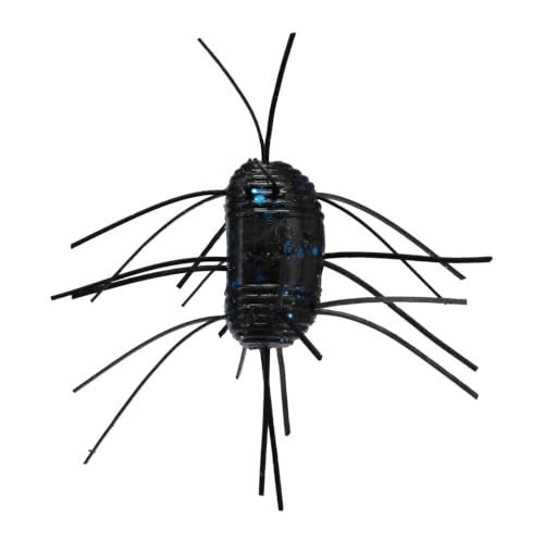 Yamamoto Fuzzy NUT - Black W/LG Blue FLK