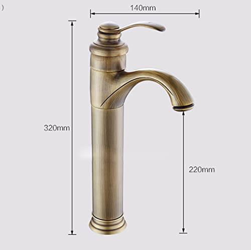 Robinet de salle de bain mitigeur eau chaude froide a commande unique - 3