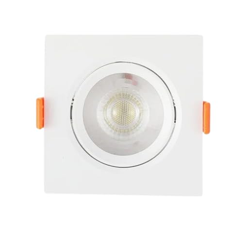 LED Down Light Orange Down Light 7W Adjustable Cool White,Square Type For Home Lighting, Retail Spaces Or Accent Lighting