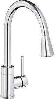 Elkay LKAV3031CR Avado Single Hole Kitchen Faucet with Pull-down Spray and Forward Only Lever Handle, Chrome