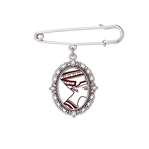 Broche totem égyptien style Fresco M pour sublimer une robe chic