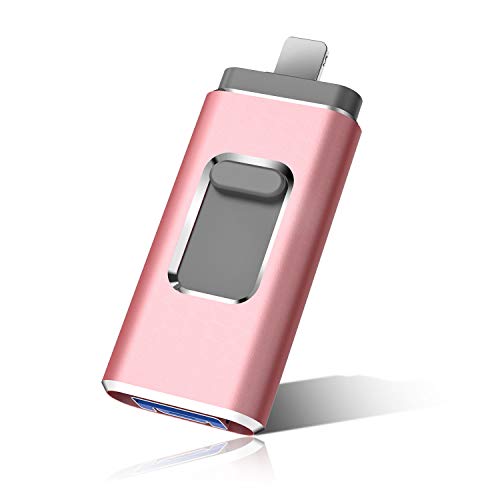 Flash Drive for Phone Photo Stick 1000GB Memory Stick USB 3.0 Flash Drive Thumb Drive for Phone and Computers (1TB, Pink)