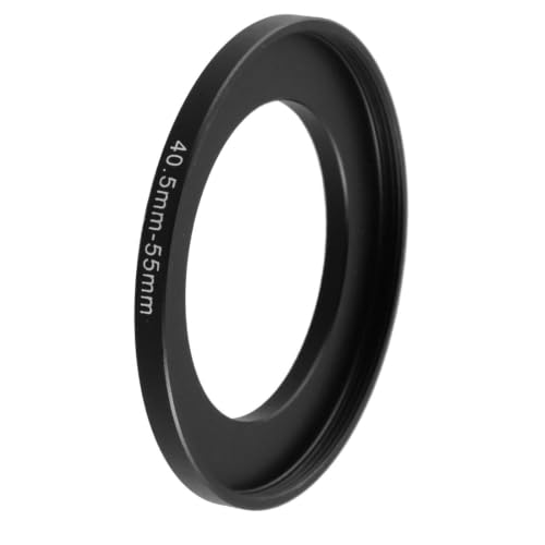 uxcell Anillo Adaptador de Filtro de Cámara de Metal, Anodizado Negro, Adaptador de Rosca para Lentes 40.5 mm-55 mm, Reemplazo 1 pieza miniatura 4