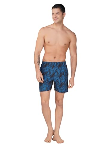 Image of NEVER LOSE Mens 5 inch Swim Trunks with Zipper Pockets Quick Dry Beach Board Shorts for Men Swimsuit Swimwear with Mesh Lining