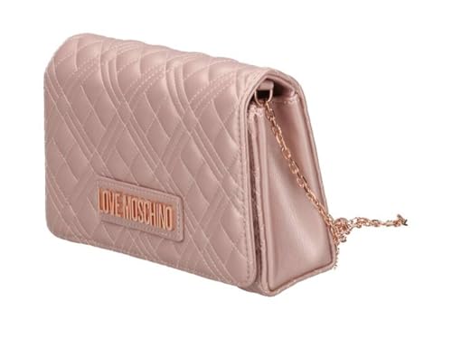 Moschino Borsa Donna Love a Spalla/Tracolla Ecopelle Pink Metallic Powder BS25MO03 JC4079, Rose Gold, One Size, Rose gold, Einheitsgröße2
