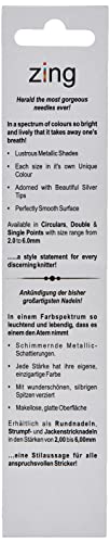 KnitPro Zing: Ferri da Maglia a Doppia Punta: 15