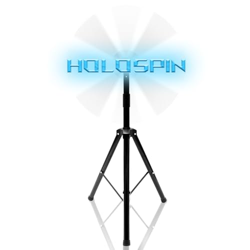 Image of HoloSpin 3D Hologram Fan Stand with OEM Multi-Function Base,Fits for 16.5-39.3Inch Holographic Fans,Adjustable Hight 39.4 to 69 Inch,Suitable for Store Display,Events and Exhibition