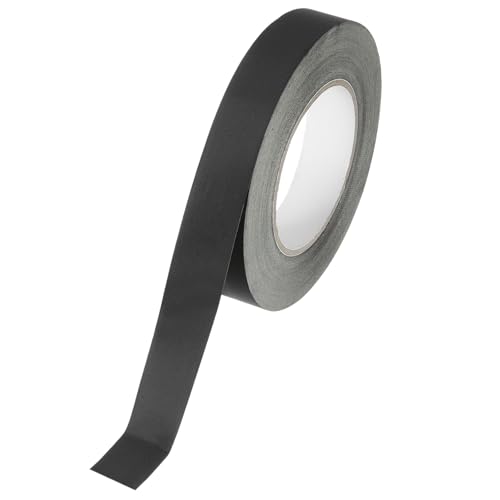Image of MECCANIXITY Insulating Acetate Cloth Adhesive Tape, 1in x 98ft Black Electrical Heat Resistant Fabric Tape with Paper for Laptop Electric Automotive Guitar Repair Wire Harness