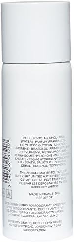 burberry brit deodorant spray