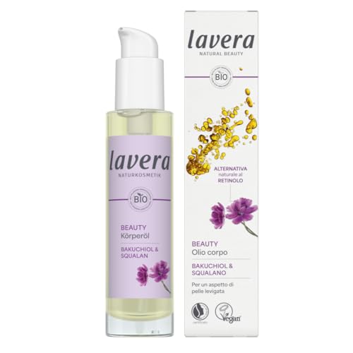Huile pour le corps Lavera Natural Beauty soin hydratant anti-peau sèche flacon 100 ml