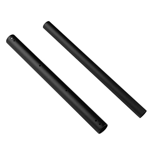 gotonovo Verstellbare, mattschwarze Badewanne, Dusche, Wasserhahn, Zubehör, hochwertige Messingkonstruktion, 27,9 cm, ausziehbar auf 53,3 cm Wandhalterung, Verlängerung, Duscharmatur-Set, Badezimmer Cover