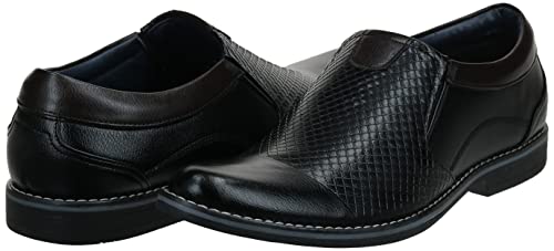 Image of Centrino Men's Formal Shoe |Slip-On Men's Formal Shoe | Stylish Non-Lace Design | Soft Cushioned Insole for Comfort | Perfect for Office & Formal Wear (8692)