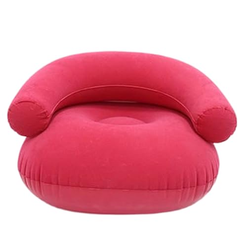 Genérico Silla Inflable – Silla Plegable Portátil | Sillón con De Terciopelo | Sala De Estar Dormitorio Playa Al Aire Libre Piscina Viajes - Muebles Cómodos para Nocturnas De Cine - Accesorios Co