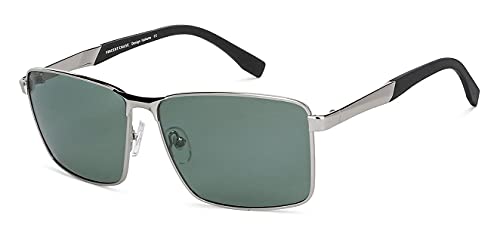 Vincent Chase by Lenskart | Green Rectangle Stylish Sunglasses | Polarized & UV Protected | For Men & Women | Large | VC S13969 - Image 5
