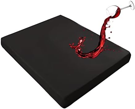 Mecerock Mattress Protector, Breathable and Soft Waterproof Mattress Protector, Mattress Cover, Black Mattress Cover Full Size Bed