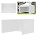 Errum 3 m x 2 m gazebo tenda pannelli laterali solo pannelli laterali tenda di ricambio impermeabile 210D tessuto Oxford parasole un lato riparo privacy pannello (bianco)