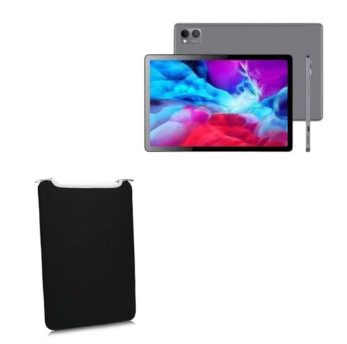 BoxWave Case Compatible with Geekland GK-T081P (8.1 in) - SlipSuit, Soft Slim Neoprene Pouch Protective Case Cover - Jet Black