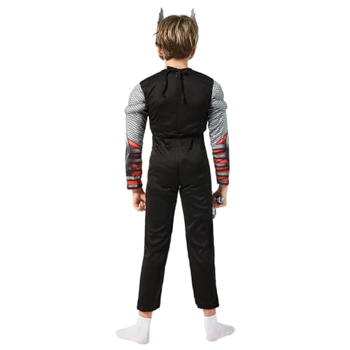 Disfraz completo superhéroe niño 4 piezas talla M miniatura 3