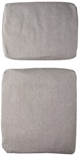 無印良品 綿麻バスケット織リビングでもダイニングでもつかえるソファチェア用カバーチャコール 82585773