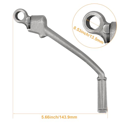 Image of Kick Start Starter Lever Pedal 13064-0073 Compatible with Kawasaki KX85 2001-2023, 2022-2023 Kawasaki KX112, 1999-2009 2011-2021 Kawasaki KX100