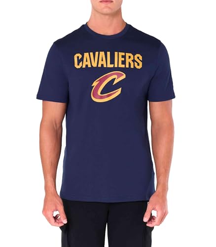 Camiseta New Era NBA Cleveland Cavaliers para hombre en color negro regular fit