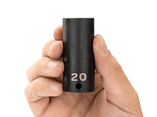 Image of TEKTON 3 /8 Inch Drive x 20 mm Deep 12-Point Impact Socket | SID13320