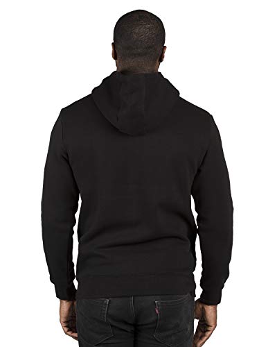 Threadfast Apparel Unisex Fleece Pullover Hooded Sweatshirt, Black, XX-Large2